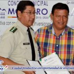 Concejo Municipal reconoce destacada labor policial Concejo Municipal reconoce destacada labor policial