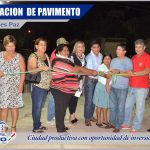 Inauguración de calle pavimentada en barrio Virgen de Cotoca Inauguración de calle pavimentada en barrio Virgen de Cotoca